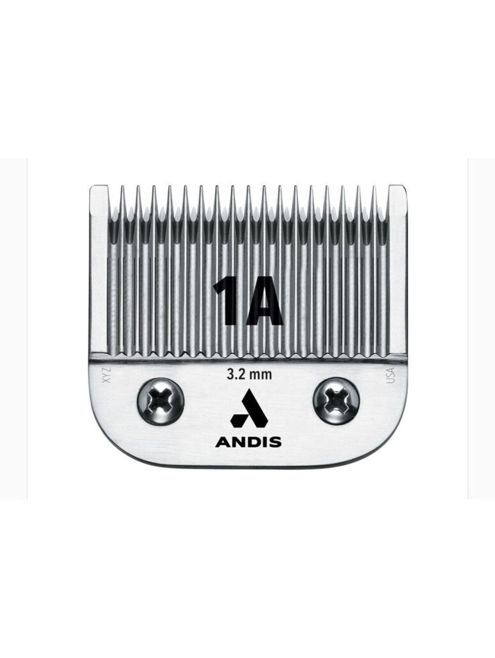 Andis 1A 3.2mm Detachable Hair Clipper Blade, Silver, 1 Head only
